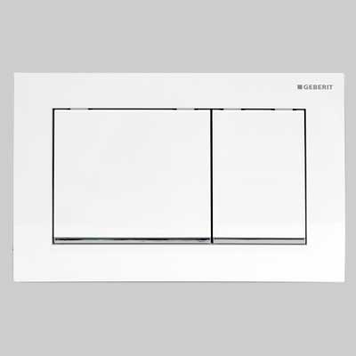 PLACCA DI COMANDO SIGMA 30 DOPPIO TASTO BIANCO-ORO-BIANCO