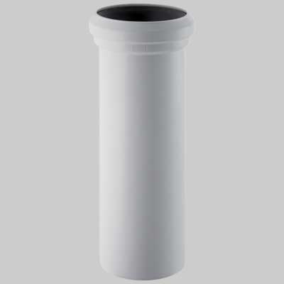 MANICOTTO BIANCO PER VASO CON SCARICO A PARETE  Ø 110