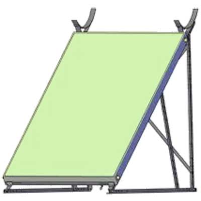 STAFFA DI SUPPORTO A TERRA CN02 Per 150/200 Lt