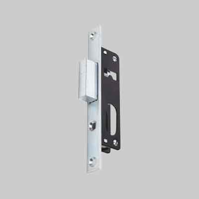 SERRATURA PER PORTE ALLUMINIO DA MONTANTE ART.914/919 CORNI E14,5 - Frontale mm 16