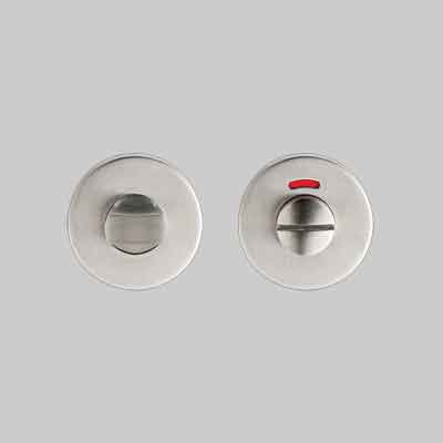 NOTTOLINO WC E SEGNALATORE INOX 'TONDO' Ø 52 mm - Col. Inox satinato