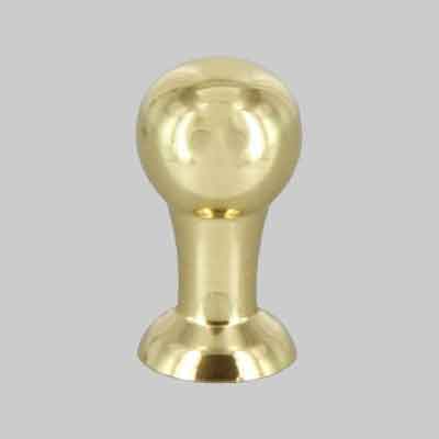 POMOLO PER MOBILI ''2424'' mm 12 - nickel satinato (cartone 25 pz)