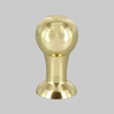 POMOLO PER MOBILI ''2424'' mm 12 - nickel satinato (cartone 25 pz)