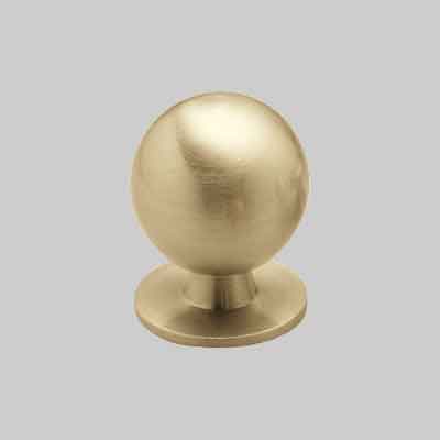 POMOLO PER MOBILI ''2172'' mm 25 - oro lucido (cartone 25 pz)