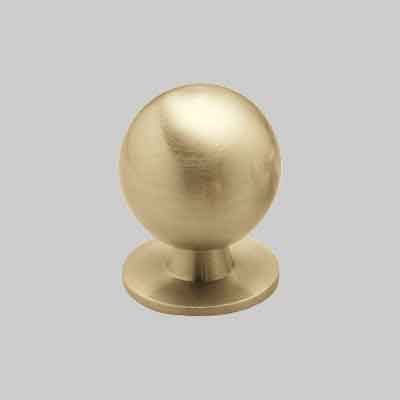 POMOLO PER MOBILI ''2172'' mm 20 - oro lucido (cartone 25 pz)