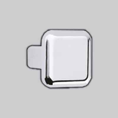 POMOLO PER MOBILI ''GN04'' mm 20x20 - Cromo opaco (cartone 25 pz)