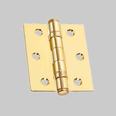 CERNIERA CON CUSCINETTI E SFERE mm 90x75 - Bronzata (cartone 2 pz)