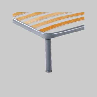 KIT PIEDI IN METALLO PER LETTI Ø mm 50 - h 400 mm - conf. 4 Pezzi