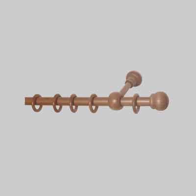 BASTONE IN LEGNO A STRAPPO cm 200 - Noce
