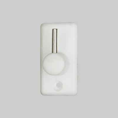 GANCIO PER BRIS-BRIS PLASTICA/ACCIAIO Frassino (cartone 100 pz)