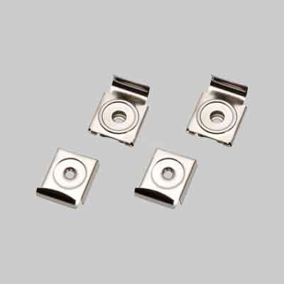 REGGISPECCHI TIPO ''ESCO'' Nichelato Blister 4pz (cartone 10 pz)