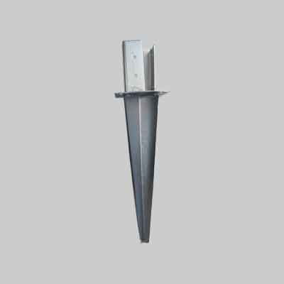 SUPPORTO PER TRAVI CON ANCORAGGIO AL TERRENO mm 70x70