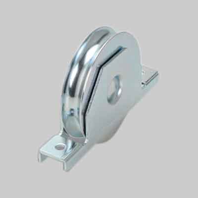 RUOTA CON SUPPORTO INTERNO PER CANCELLI GOLA TONDA mm 80
