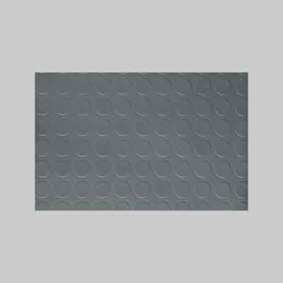 PAVIMENTO ''BOLLO'' H.cm 200 - spess. mm 1 - colore grigio (cartone 50 pz)