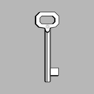 CHIAVE TIPO PATENT ACCIAIO 5012 - PASSEPARTOUT (cartone 5 pz)