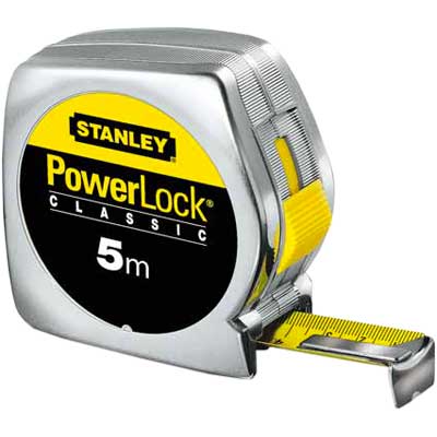 FLESSOMETRO POWERLOCK ''STANLEY'' mt 5xmm 25