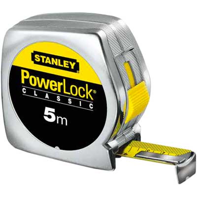 FLESSOMETRO POWERLOCK ''STANLEY'' mt 10xmm 25