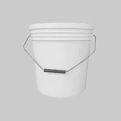 SECCHIO IN PLASTICA CON COPERCHIO 6 lt - Ø 20 x h. 21 cm