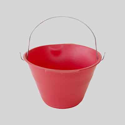 SECCHIO MURATORE 10 LT Colore Rosso..