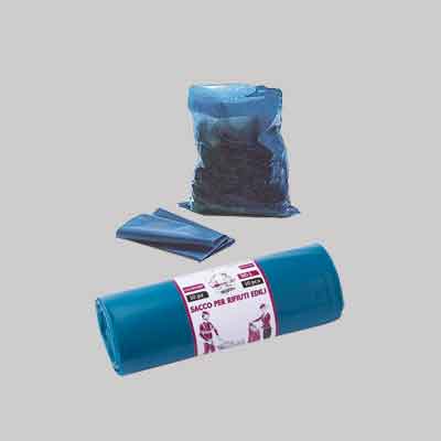 SACCO PER RIFIUTI EDILI BLU cm 50x80 - Rot. 10 strappi in blister