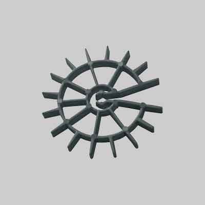 DISTANZIATORE CIRCOLARE PER CASSERO H mm 20 - Ø tondino mm 4-8 (cartone 1000 pz)
