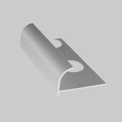 PROFILO ''JOLLY'' PER RIVESTIMENTI TONDO ALL. H mm 8 - Satinato - mt 2,50 (cartone 2.5 pz)