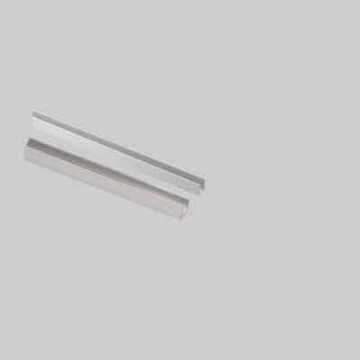 PROFILO PER RIVESTIMENTI TIPO 'U' mm 10x15x1 - Satinato, barra mt 2 (cartone 2 pz)