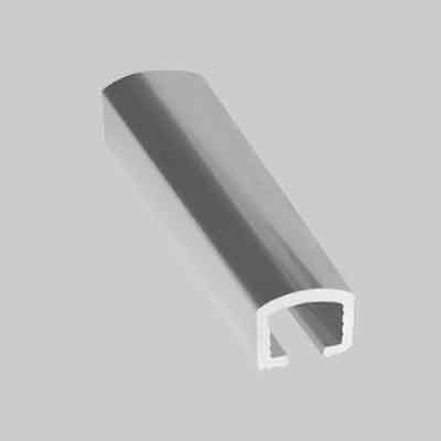 LISTELLO PER RIVESTIMENTI ''ARROTONDATO'' H mm 10x6 - Lucido - mt 2,50 (cartone 2.5 pz)