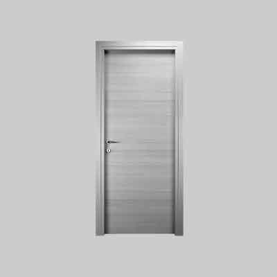 PORTA BATTENTE REVERSIBILE GRIGIO mm 900x2100h