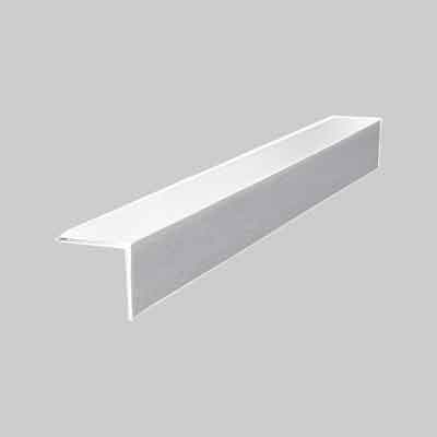 PARASPIGOLO LISCIO BIANCO mm 22x22 - barra mt 2,60 (cartone 286 pz)