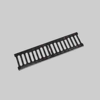 GRIGLIA IN GHISA PER CANALETTA cm 13x50x2 - Classe C250