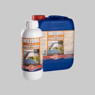 IMPERMEABILIZZANTE PER BALCONI E TERRAZZE 'WILIDRO' lt 1