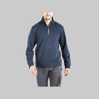 FELPA CON COLLO  'HALF ZIP' RICA LEWIS Tg. XL