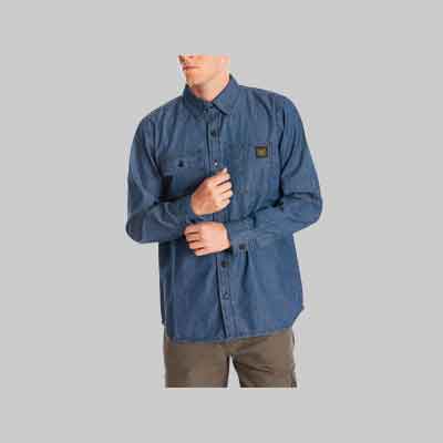 CAMICIA IN DENIM DA LAVORO 'MATT' RICA LEWIS Tg. M