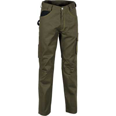 PANTALONE DA LAVORO ''DRILL'' COFRA FANGO Tg. 56