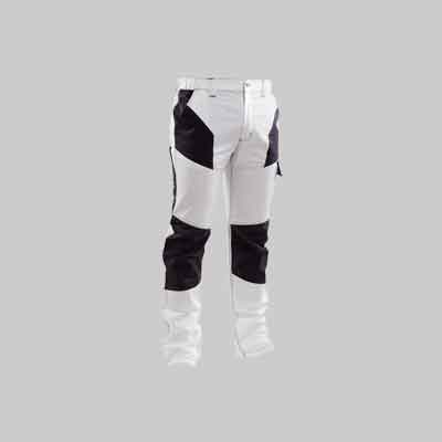 PANTALONE DA LAVORO STRETCH BIANCO/GRIGIO Tg. S (44-46)