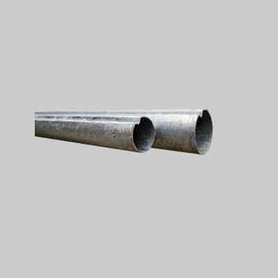 PALO TUBOLARE IN FERRO ANTIROTAZIONE PER SEGNALETICA Ø 60 mm x 3,30 mt