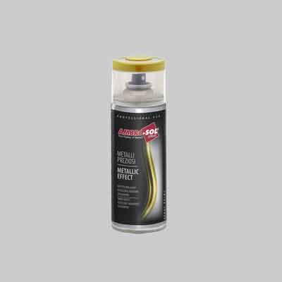 BOMBOLETTA SPRAY METALLI PREZIOSI ml 400 Specchiante Argento (cartone 6 pz)