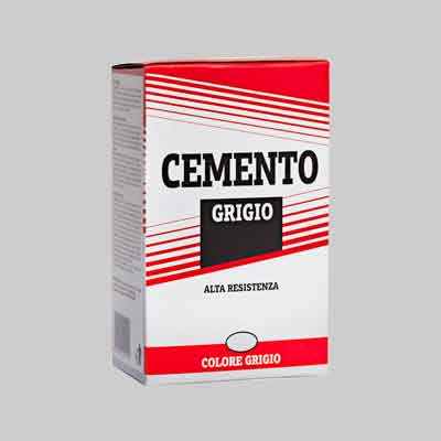 CEMENTO GRIGIO kg 5 (cartone 5 pz)