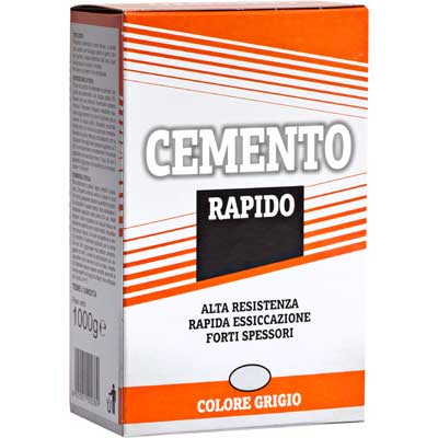 CEMENTO RAPIDO kg 1. (cartone 12 pz)