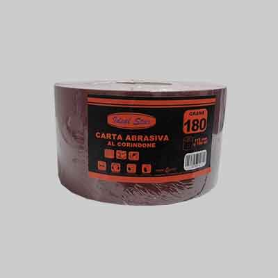 CARTA ABRASIVA IDEAL STAR grana 80 - rotolo mm 115x50mt