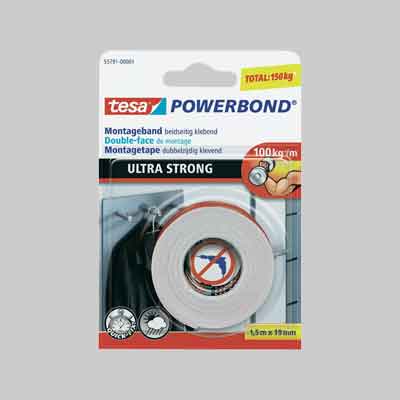 NASTRO BIADESIVO ''POWERBOND'' mm 19x1,5 mt