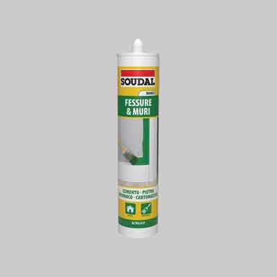 SILICONE ACRILICO SOUDAL ml 300 - Bianco