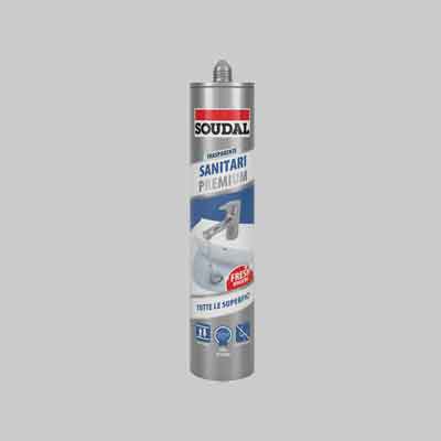 SILICONE NEUTRO SANITARI SOUDAL ml 300 - Bianco