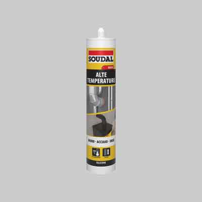 SILICONE ALTE TEMPERATURE SOUDAL ml 310 - Rosso