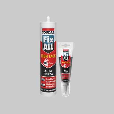 ADESIVO SIGILLANTE 'FIX ALL HIGH TACK' SOUDAL ml 290 - Bianco