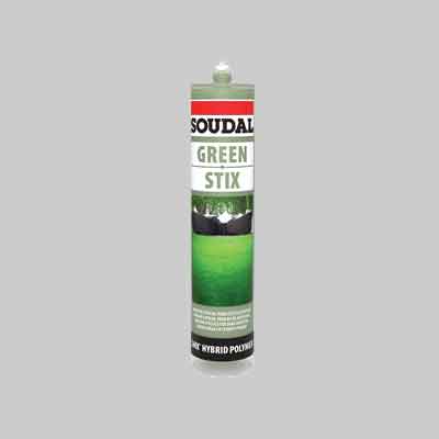 ADESIVO SIGILLANTE 'GREEN STIX' SOUDAL ml 290 - Verde