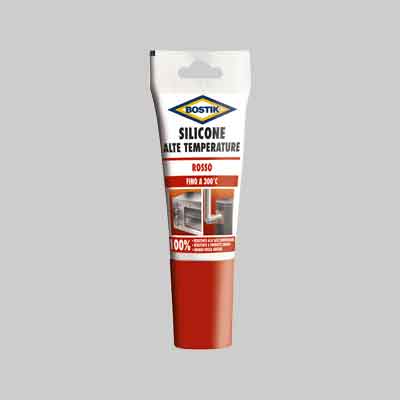 SILICONE ALTE TEMPERATURE ml 60 Rosso