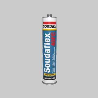 ADESIVO SIGILLANTE POLIURETANICO 'SOUDAFLEX 40FC' SOUDAL ml 300 - Grigio