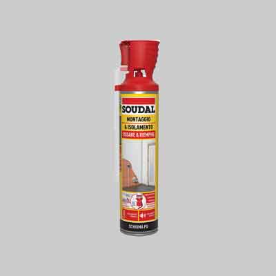 SCHIUMA POLIURETANICA UNIVERSALE CON APPLICATORE SOUDAL ml 600